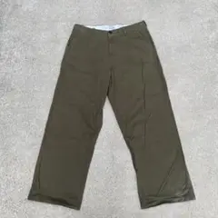 BLUETOWN ワークパンツ オリーブ ミリタリー 古着 ワイドパンツ