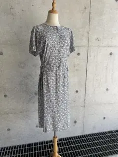 【Used】モノクロフラワー♡スカートセットアップ