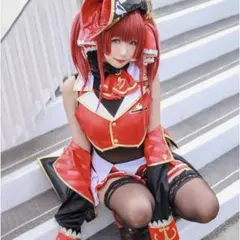 宝鐘マリン コスプレ フルセット ウィッグ 靴付き - メルカリ