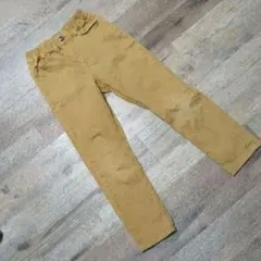【値下げ】茶色 スリムフィット 長ズボン　120