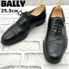 バリー ビジネスシューズ ストレートチップ レザー 本革 ブラック 25.5cm