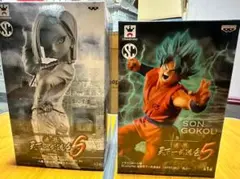ドラゴンボール　フィギュア　天下一武道会 人造人間18号　超サイヤ人ブルー孫悟空