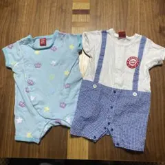 『BABY DOLL 水色ロンパース 』70.80㎝❣️