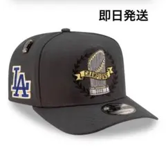 ドジャース　2025 ワールドチャンピオン　優勝パレード　選手着用　キャップ
