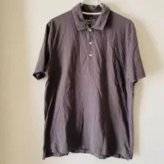 無印良品　ポロシャツXL グレー　メンズ　コットン　綿
