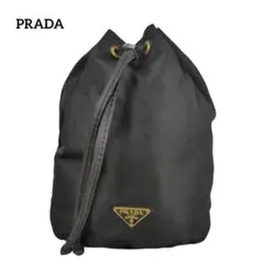 【正規品 良品】PRADA プラダ 巾着 ナイロン ポーチ