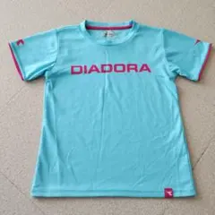 【中古服】DIADORA ディアドラ 水色 半袖 Tシャツ テニスウェア 150のサムネイル
