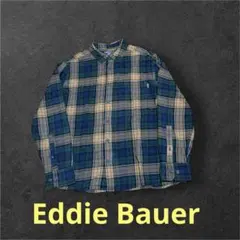 EDDIE BAUER チェック 長袖シャツ XL