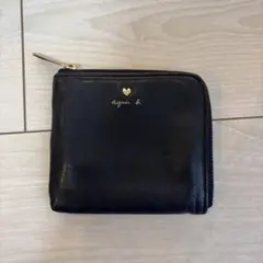 新品未使用　agnès b.　アニエスベー　折り財布　 箱付き agnes b アニエスベー 二つ折りウォレット ブランドギフト可 (Agnes b