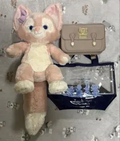 リーナベルぬいぐるみバッジ ストラップ シェリーメイぬいぐるみバッジ