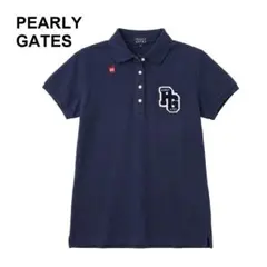 PEARlY GATES レーヨン鹿の子半袖ポロシャツ　パーリーゲイツ　サイズ1