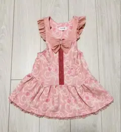 JILL STUART ノースリーブワンピース 100cm ピンク