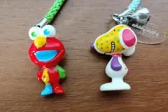 USJ セサミストリート スヌーピー キーホルダー 2体セット