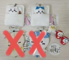 ちいかわ　おふとんリールパスケース　2種　ハチワレリールパスケース　ソフビ　3種