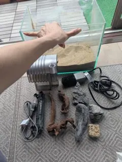 ガラス水槽セット ヒーター フィルター付きのサムネイル