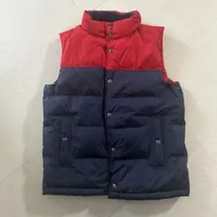 GapKids ダウンベスト 140cm 赤・紺
