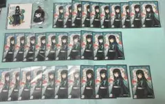 鬼滅の刃　時透無一郎　ステッカーカード　ラバーストラップ