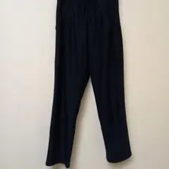 Lサイズ黒 ストレッチパンツ ゴムウエスト
