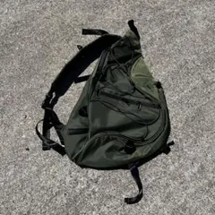y2k archive tech gimmick sling bag khaki