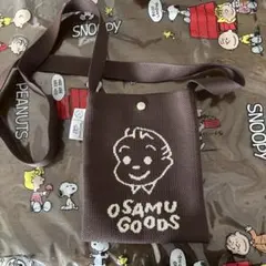 OSAMU GOODS ニットショルダーバッグ ブラウンのサムネイル