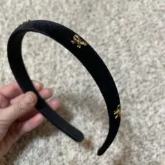 ストーリーナイン　ベロアリボンカチューシャ
