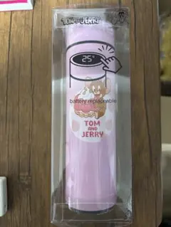 トムとジェリー 温度表示付き ステンレスボトル ピンク