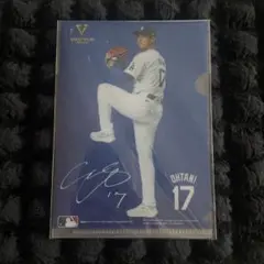 新品 大谷翔平 2024記念グッズ サイン入り ミニクリアファイル カード
