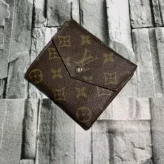 ルイヴィトン モノグラム ポルトモネビエ　カルトクレディ Wホック ニつ折り財布