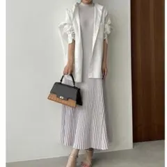 anuans アニュアンス セミマーメードニットワンピース ラベンダー M