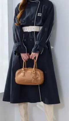 one after another NICE CLAUP 配色トレンチコート