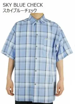 キャルトップチェックシャツCALTOPカルトップスカイブルーMサイズカラー多数有