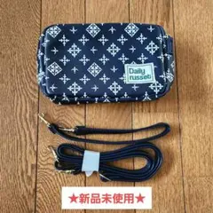 【新品未使用】Daily russet ミニ ショルダーバッグ ネイビーのサムネイル