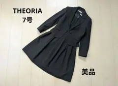 美品 THEORIA しまむら ブラックフォーマル ジャケット　ワンピース S