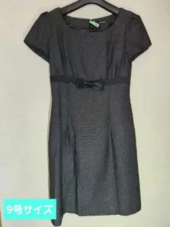 卒業、入学式Almer ブラックリボンドレス 半袖&ジャケット