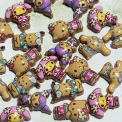 日焼け キティ マイメロ クロミ MIX ネイルパーツ【スプーン1杯分 】