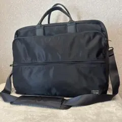 美品✨ポーター タイム オーバーナイト 3層式 大容量 2way ビジネスバッグ