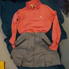 BURBERRY　ゴルフ　ポロシャツ レディース　薄手 長袖　М　美品