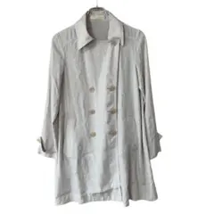 【まとめ買い歓迎！】ナチュラルビューティーベーシック トレンチコート アイボリー