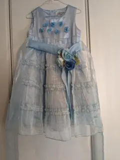 子供用ドレス ライトブルー　110サイズ　発表会