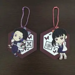 鬼滅の刃　一番くじ ラバーストラップ 胡蝶しのぶ と 栗花落カナヲ２個セット