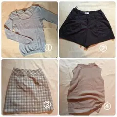 ☆期間限定セール☆スカート、ニット、ショートパンツ、各2,000円