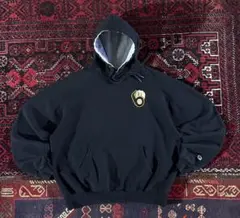 champion ヘビーウェイト プルオーバー パーカー ブラック XL