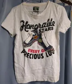 LISTEN HEARTBEAT 半袖Tシャツ ホワイト スニーカーのサムネイル