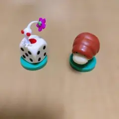 ピクミン チョコエッグフィギュア2匹(白ピクミン/ハンモドキ)