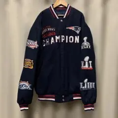JHデザイン NFL ニューイングランド・ペイトリオッツ スタジャンのサムネイル