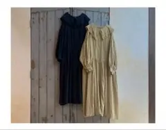 nest Robe UpcycleLino 2wayワンピース リネン混 黒 - メルカリ