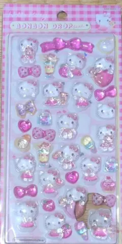✨️300円start✨️　ハローキティー　ボンボンドロップシール