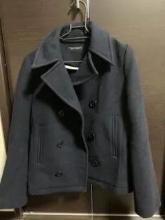 90%off【美品】アダムエロペの紺色ピーコート 38