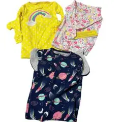 【新品タグ付き】ベビーロンパース80cm　3着セット　18month　綿100