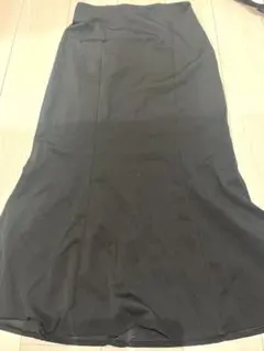 lowrys farmブラック タイトロングスカート